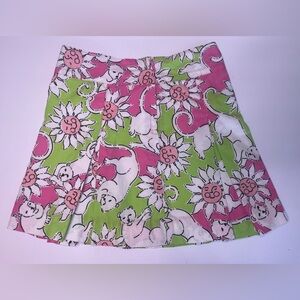 Lilly Pulitzer Girls Skirt Size 6 Years Vintage Cotton